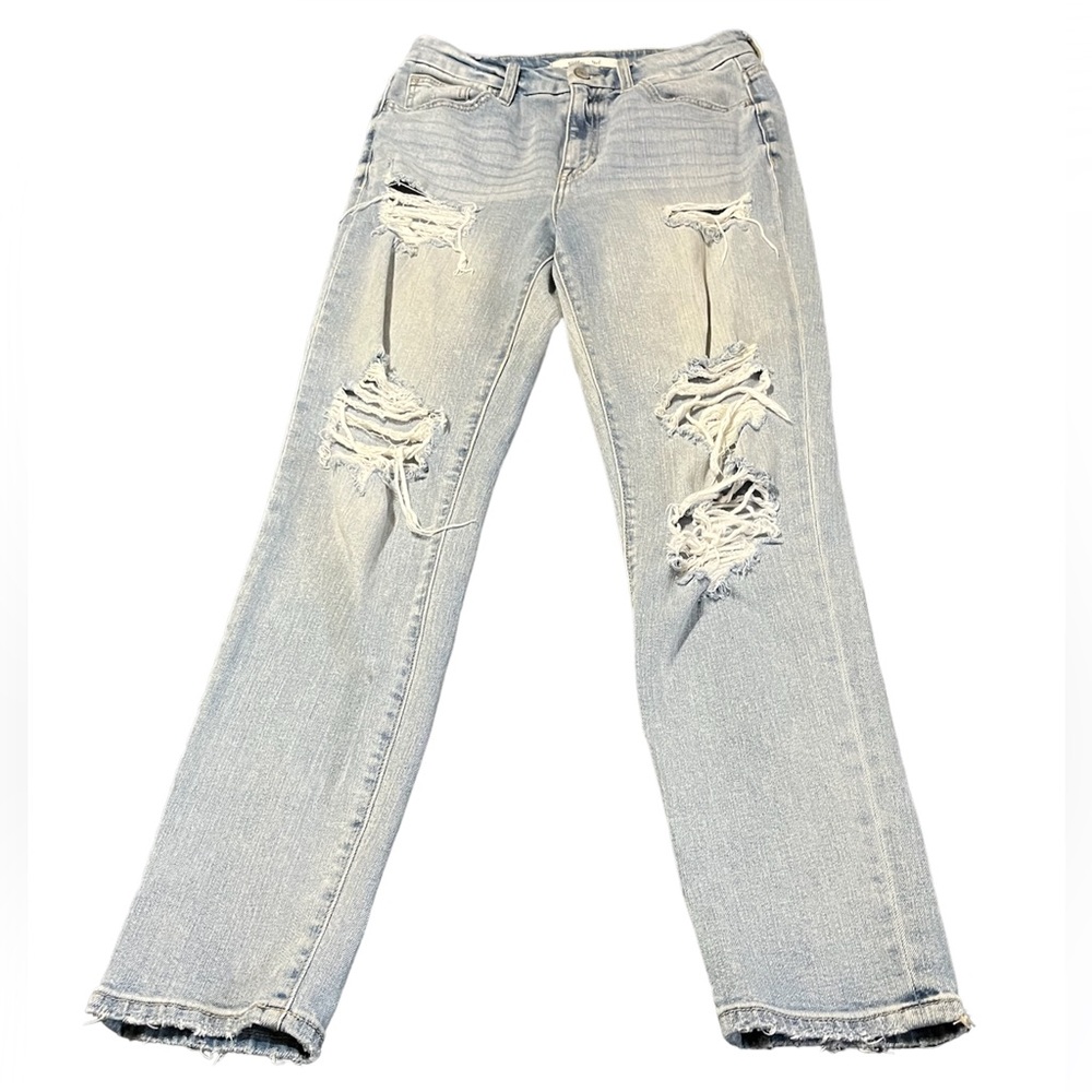 Willow & Root•High Rise Mom Fit Jeans